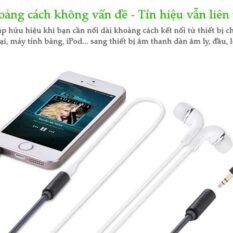 Cáp âm thanh kéo dài hai đầu chuẩn 3.5mm 1 đầu đực 1 đầu cái dài 1M UGREEN AV124.