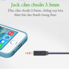 Cáp âm thanh kéo dài hai đầu chuẩn 3.5mm 1 đầu đực 1 đầu cái dài 1M UGREEN AV124.