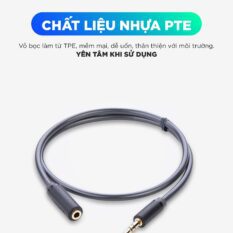 Cáp âm thanh kéo dài hai đầu chuẩn 3.5mm 1 đầu đực 1 đầu cái UGREEN AV124