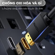 Cáp chuyển đổi HDMI sang DVI-D 24+1 dây tròn và dây dẹt dài 1-15M UGREEN HD106