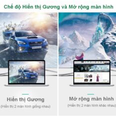 Cáp chuyển đổi Type C sang VGA UGREEN CM114 Hỗ trợ độ phân giải 1920x1080P/60Hz - Lõi đồng nguyên chất, truyền tải tín hiệu ổn định