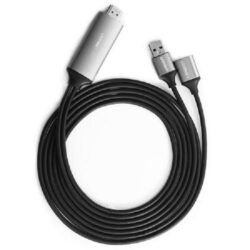 Cáp chuyển đổi USB (Micro Lightning Type-C) sang HDMI dài 1.5m UGREEN 50291