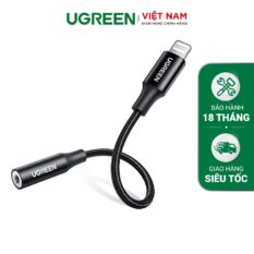 Cáp chuyển Lightning sang 3.5mm Audio UGREEN US211 Hỗ trợ chuẩn MFi - Kết nối tai nghe 3.5mm cho iPhone 11 Pro Max / iPhone Xs Max, …