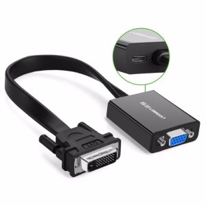 Cáp chuyển tín hiệu DVI-D (24+1) sang VGA ACTIVE (15 pin) dài 20CM UGREEN 40259 (màu đen) 7 Cáp chuyển tín hiệu DVI-D (24+1) sang VGA ACTIVE (15 pin) dài 20CM UGREEN 40259 (màu đen)