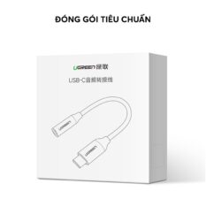 Cáp chuyển Type C sang 3.5mm UGREEN AV142 Không chip DAC