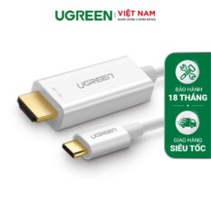 Cáp chuyển Type C sang HDMI UGREEN MM121 Hỗ trợ độ phân giải HD, khả năng tương thích rộng