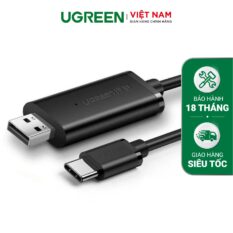 Cáp dữ liệu USB 2.0 sang Type C UGREEN US318 - Tích hợp chipset được đặt ở đầu cắm - Lõi đồng nguyên chất, vỏ bọc PVC