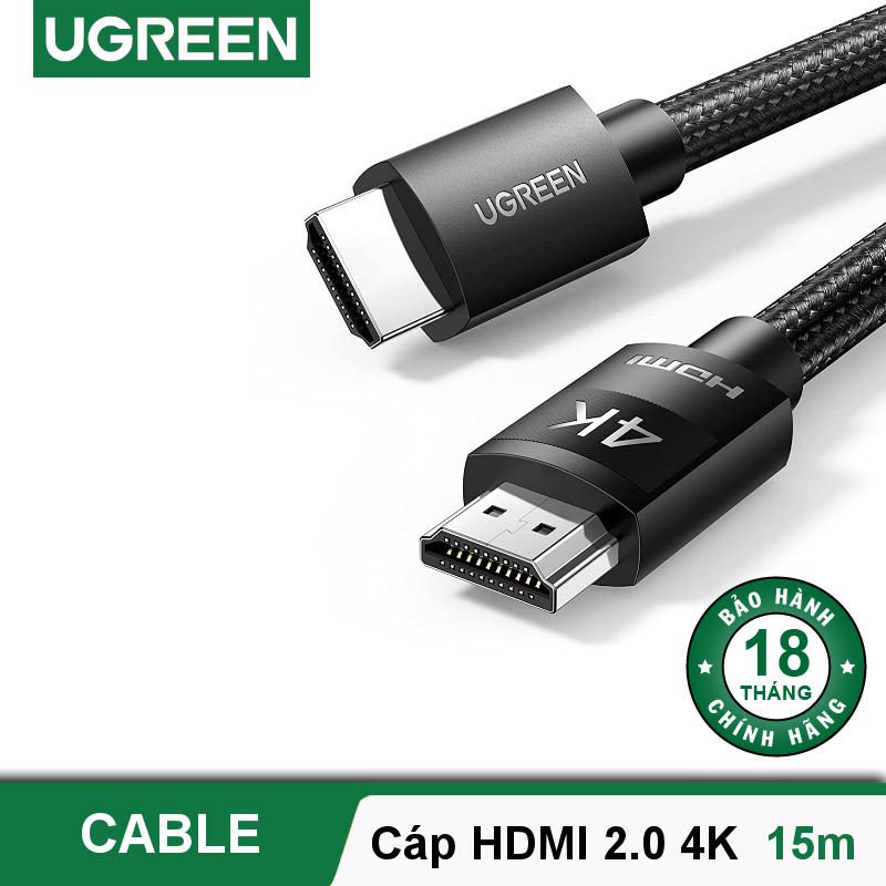 Cáp HDMI 2.0 hỗ trợ 4K dài 1-30m UGREEN HD119 – Ugreen Việt Nam
