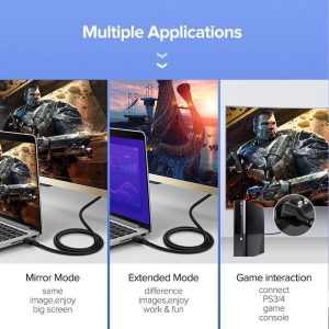 Cáp HDMI 2.0 UGREEN ED030 - Độ phân giải 4K@60Hz hỗ trợ ARC - Dài 1-2m