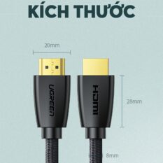 Cáp HDMI 2.0 UGREEN HD118 Hỗ trợ 3D