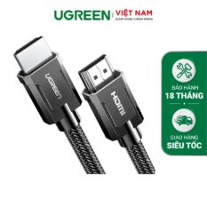 Cáp HDMI 2.1 UGREEN HD135 - Độ phân giải đến 8K/60Hz - Tốc độ truyền dữ liệu 48Gbps, lõi đồng nguyên chất-  Hàng phân phối chính hãng - Bảo hành 18 tháng