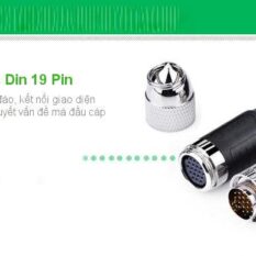 Cáp HDMI sang DIN 19P UGREEN HD125 - Giao diện USB 2.0 tốc độ truyền tải 480Mbps, độ dài 10-20m cho công trình