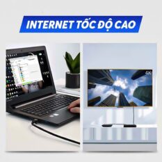 Cáp mạng 2 đầu đúc bọc hợp kim Cat7 UTP dạng cáp tròn dài 2m UGREEN NW107 11269