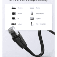 Cáp mạng Cat8 RJ45 UGREEN NW134 - Tốc độ truyền lên đến 40Gbps - Lõi đồng nguyên chất, tín hiệu truyeenf tải không suy hao -