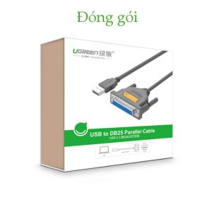 Cáp máy in UGREEN US167 Cổng USB 2.0 sang cổng BD25 Parallel (hỗ trợ đời máy in cũ) - Truyền tải dữ liệu nhanh và ổn định 12 Cáp máy in UGREEN US167 Cổng USB 2.0 sang cổng BD25 Parallel (hỗ trợ đời máy in cũ) - Truyền tải dữ liệu nhanh và ổn định