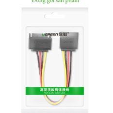 Cáp nối nguồn SATA 15Pin kết nối nguồn điện máy tính với ổ cứng Serial ATA SSD ổ đĩa quang thẻ PCI dài 20cm UGREEN US283