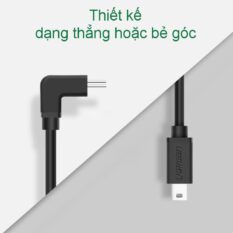 Cáp OTG Mini USB 2.0 UGREEN US249 - Lõi đồng nguyên chất, tốc độ truyền tải cao