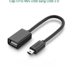 Cáp OTG Mini USB 2.0 UGREEN US249 - Lõi đồng nguyên chất, tốc độ truyền tải cao