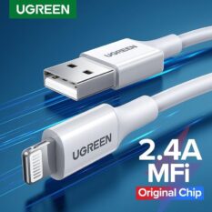 Cáp sạc iPhone UGREEN US291 Sạc nhanh dòng 2.4A - Cổng Lightning cho iPhone/ iPad chuẩn Mfi