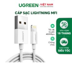 Cáp sạc Lightning chuẩn MFi UGREEN US155