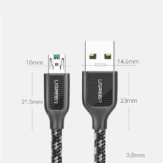 Cáp sạc nhanh Micro USB UGREEN US271 Sạc nhanh 5V/4A, truyền tải dữ liệu tốc độ cao