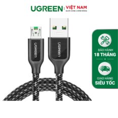 Cáp sạc nhanh Micro USB UGREEN US271 Sạc nhanh 5V/4A, truyền tải dữ liệu tốc độ cao