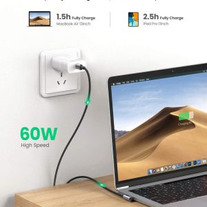 Cáp sạc nhanh USB-C to USB-C PD 60W UGREEN US255