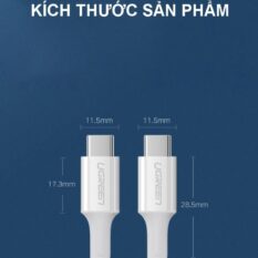 Cáp sạc nhanh 100W Type C UGREEN US300