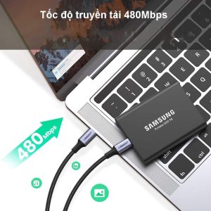 Cáp sạc nhanh 2 đầu Type C sạc nhanh PD100W UGREEN US316 11 Cáp sạc nhanh 2 đầu Type C sạc nhanh PD100W UGREEN US316