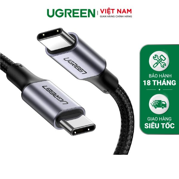 Cáp sạc nhanh: 90% người dùng điện thoại vẫn hiểu sai 9 Cáp sạc nhanh Type C PD100W UGREEN US316 - Sạc nhanh cho Macbook Air / Macbook Pro / iPad Pro 2020 / Samsung / Xiaomi / PD Laptop - ghi xám-1.5m-70428-Type C