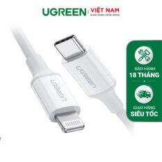 Cáp sạc nhanh Type C UGREEN US171 Sạc nhanh 18W, đạt chuẩn Mfi - Tốc độ truyền dữ liệu 480Mbps