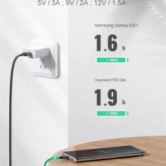 Cáp sạc nhanh Type C UGREEN US330 - Sạc nhanh Quick Charge 3.0 2.0 dòng 3A - Tốc độ truyền tải lên đến 480Mbps - Dây bện nylon dạng dẹt chắc chắn