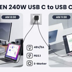 Cáp sạc nhanh Type C Ugreen US535