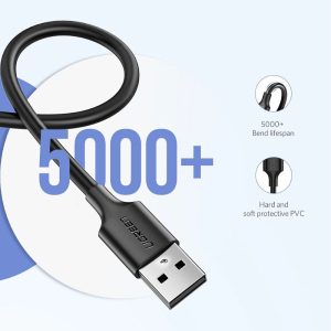 Cáp sạc nhanh Micro USB, sạc nhanh, truyền dữ liệu Ugreen US289