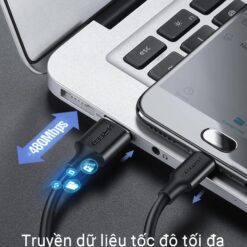 Cáp Sạc Nhanh Micro USB, Màu Trắng, Sạc Nhanh Truyền Dữ Liệu Ugreen US289