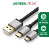 Cáp sạc và truyền dữ liệu 2 in 1 UGREEN US196 cổng USB sang Micro USB và USB Type C