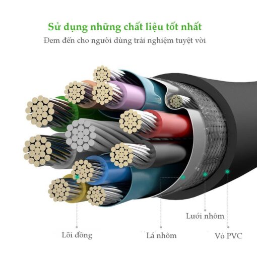 Cáp USB 3.0 sang micro USB 3.0 UGREEN 10843 đầu cáp mạ vàng