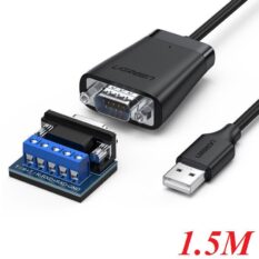 Cáp USB to Com RS422/485 Cao Cấp Ugreen 60562 Chipset FTDI dài 1,5M Chính Hãng