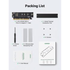 Card PCI Ugreen 30715 chuyển PCI-e ra NVMe PCIe 4.0