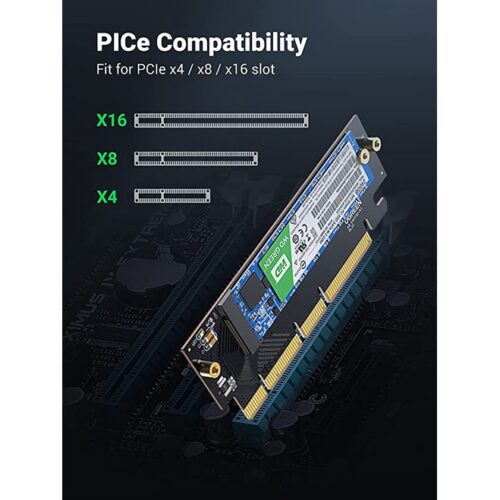 Card PCI Ugreen 30715 chuyển PCI-e ra NVMe PCIe 4.0