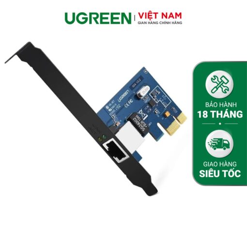 card mang ugreen 30771 lan pci express gigabit ethernet 10 100 1000mbps ugreen 30771 cao cap hang chinh hang