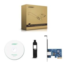 Card mạng UGREEN 30771 LAN PCI Express Gigabit Ethernet 10/100/1000Mbps Ugreen 30771 cao cấp - Hàng Chính Hãng