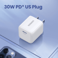 Củ sạc nhanh GaN 30W màu trắng Ugreen 15329