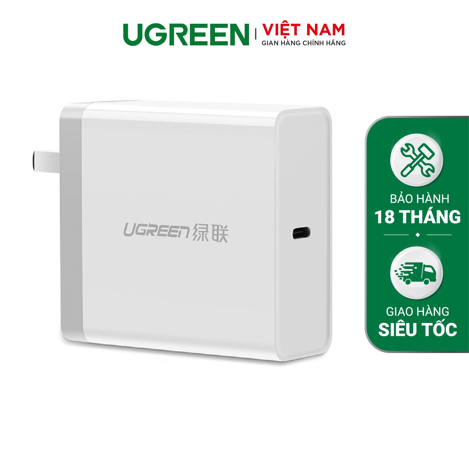 Củ sạc nhanh PD3.0 30W cổng type C UGREEN CD127 – Ugreen Việt Nam