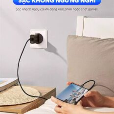 Củ sạc nhanh UGREEN CD122 - Sạc nhanh QC 3.0 18W kèm cổng nối đất