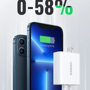 Củ sạc nhanh hai cổng 36W Ugreen 70263