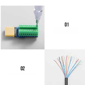 Đầu bấm cáp HDMI 2.0 UGREEN 50568 - Nhấn đầu cáp HDMI 19+1 Pin - Chân tiếp xúc mạ vàng