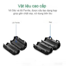 Đầu bọc chống nhiễu điện từ cho dây cáp đường kính 5.5mm và 7.3mm Lọc dòng Core ZJ301 UGREEN 20305 20306