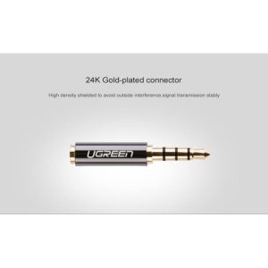 Đầu chuyển đổi 3.5mm đực sang 2.5mm cái dài 25mm UGREEN 20502 9 Đầu chuyển đổi 3.5mm đực sang 2.5mm cái dài 25mm UGREEN 20502
