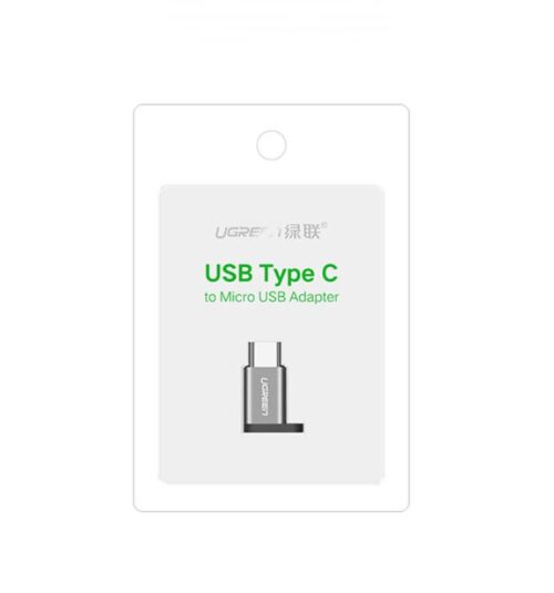 Đầu chuyển đổi Micro USB sang Type C UGREEN US278 Có hỗ trợ OTG dùng cho điện thoại di động Android